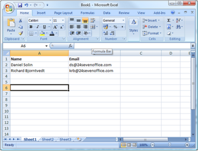 Microsoft Excel: a rich desktop application