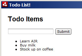 Our to-do list starts to take shape