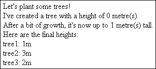 Output of PlantTrees.aspx
